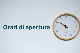Nuovi Orari UFFICI COMUNALI